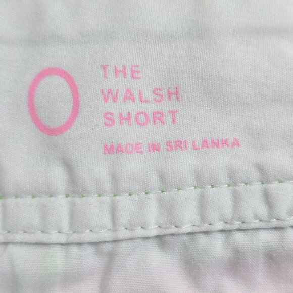 Lilly Pulitzer The Walsh Short Pink & Green Paisley Flamingo Print Womens Size 0 - Picture 6 of 8